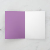 Farbiger Personalisierter Text der Katze im Innere Karte (Innenseite)