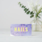 Farbiger Pinselstrich Visitenkarte (Stehend Vorderseite)