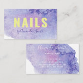 Farbiger Pinselstrich Visitenkarte (Vorne/Hinten)