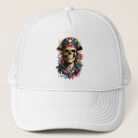 Farbiger Piratenschädel