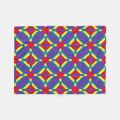 Farbiger Platz Fleecedecke (Vorderseite (Horizontal))