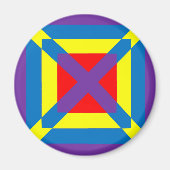 Farbiger Platz Magnet (Vorne)