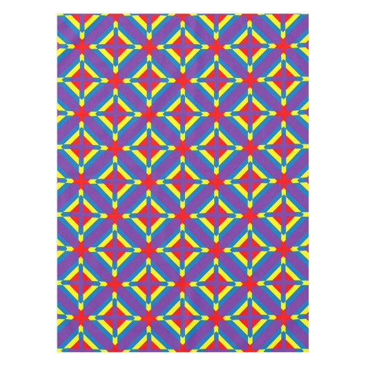 Farbiger Platz Tischdecke (Vorderseite)