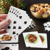 Farbiger Potpourri: Eine duftende Darstellung Spielkarten (In Situ)