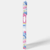 Farbiger, Preppy County Blumenname Personalisiert Case-Mate iPhone Hülle (Rückseite / Rechts)