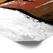 Farbiger Pride-Faust Poster (Ecke)