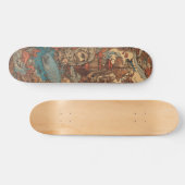 Farbiger psychedelischer Captain Nemo Skateboard (Horizontal)