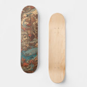 Farbiger psychedelischer Captain Nemo Skateboard (Vorderseite)