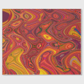 Farbiger psychedelischer Hintergrund aus Interweav Geschenkpapier (Flach)