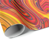 Farbiger psychedelischer Hintergrund aus Interweav Geschenkpapier (Rolleneckpunkt)