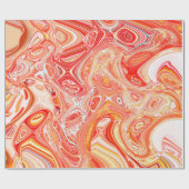 Farbiger psychedelischer Hintergrund aus Interweav Geschenkpapier (Flach)