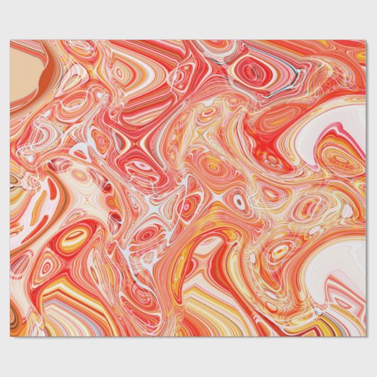 Farbiger psychedelischer Hintergrund aus Interweav Geschenkpapier (Flach)