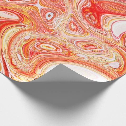 Farbiger psychedelischer Hintergrund aus Interweav Geschenkpapier (Ecke)