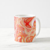 Farbiger psychedelischer Hintergrund aus Interweav Kaffeetasse (VorderseiteRechts)