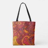 Farbiger psychedelischer Hintergrund aus Interweav Tasche (Rückseite)