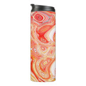 Farbiger psychedelischer Hintergrund aus Interweav Thermosbecher (Nach rechts gedreht)