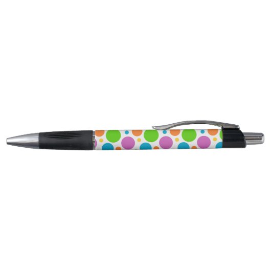 Farbiger Punkt Pattern Pen Kugelschreiber (Oberseite)