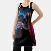 Farbiger Rauch auf schwarz Schürze (InSitu)