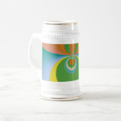 Farbiger Raum Bierglas (Vorderseite Links)
