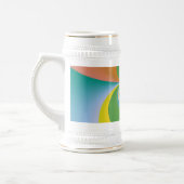 Farbiger Raum Bierglas (Links)