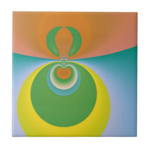 Farbiger Raum Fliese