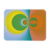 Farbiger Raum Magnet (Horizontal)
