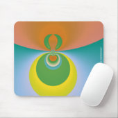 Farbiger Raum Mousepad (Mit Mouse)