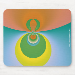 Farbiger Raum Mousepad