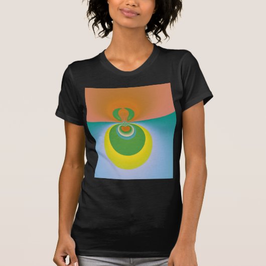 Farbiger Raum T-Shirt (Vorderseite)