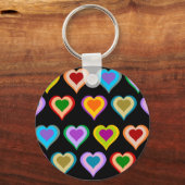 Farbiger, rauschender Schlüsselanhänger (Vorderseite)