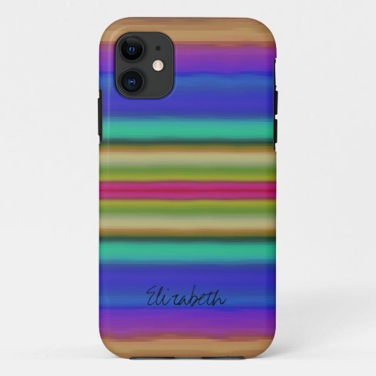 Farbiger Regenbogen Abstrakt #2 Case-Mate iPhone Hülle (Rückseite)
