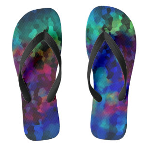 Farbiger Regenbogen Badesandalen