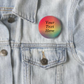 Farbiger Regenbogen-benutzerdefinierter Text Button (Beispiel)