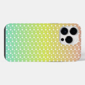 Farbiger Regenbogen-Blasengradient iPhone Hülle (Rückseite (Horizontal))
