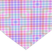 Farbiger Regenbogen Diamant Kariert Moderne Kurzer Tischläufer (Ecke)