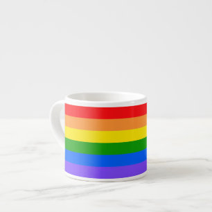 Farbiger Regenbogen Espressotasse