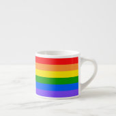 Farbiger Regenbogen Espressotasse (Rechts)