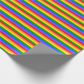 Farbiger Regenbogen Geschenkpapier (Ecke)