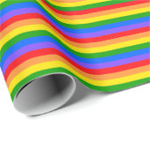 Farbiger Regenbogen Geschenkpapier (Rolleneckpunkt)