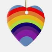 Farbiger Regenbogen Keramik Ornament (Rechts)