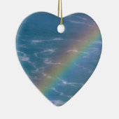 Farbiger Regenbogen Keramik Ornament (Rechts)