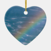 Farbiger Regenbogen Keramik Ornament (Vorne)