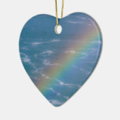 Farbiger Regenbogen Keramik Ornament (Links)