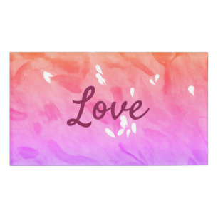Farbiger Regenbogen-Liebe-Stolz lgbtq Gay Muster T Namenschild