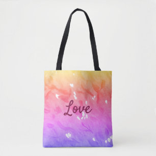 Farbiger Regenbogen-Liebe-Stolz lgbtq Gay Muster T Tasche
