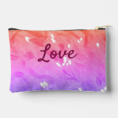 Farbiger Regenbogen-Liebe-Stolz lgbtq Gay Muster T Zubehörtasche (Rückseite)