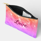 Farbiger Regenbogen-Liebe-Stolz lgbtq Gay Muster T Zubehörtasche (Offen)