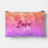 Farbiger Regenbogen-Liebe-Stolz lgbtq Gay Muster T Zubehörtasche (Vorderseite)