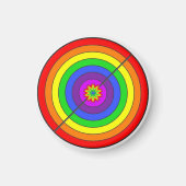 Farbiger Regenbogen Magnet (Vorne)