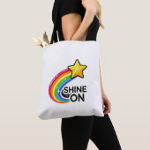 Farbiger Regenbogen mit Star Tasche (Von Nahem)